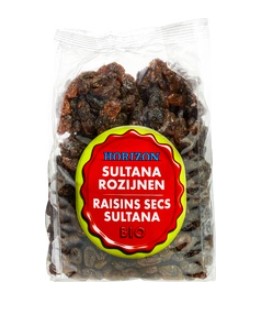 Rozijnen Sultana`s van Horizon, 6 x 500 g